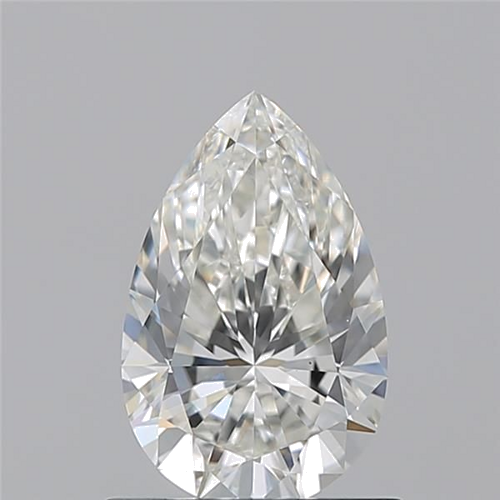 0.9 carat H-VS1 Natūralus Pear Deimantas (1)