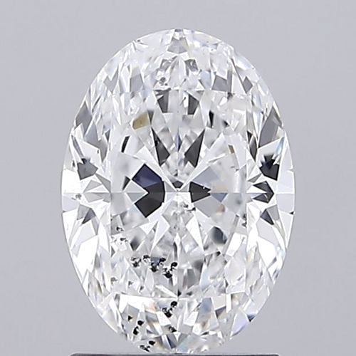 1.7 carat E-SI2 Natūralus Oval Deimantas (1)