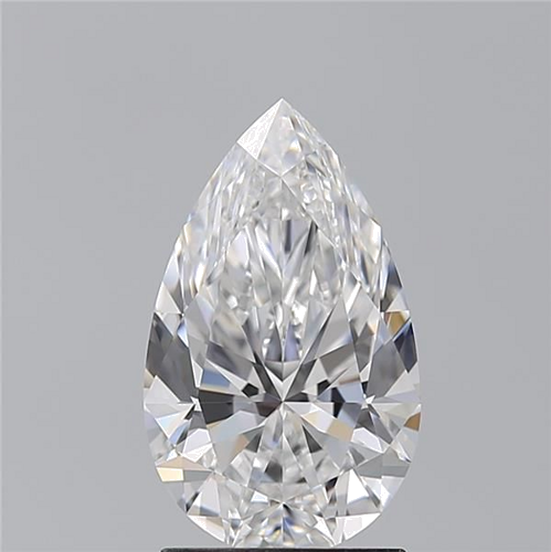 2.02 carat E-VVS1 Natūralus Pear Deimantas (1)