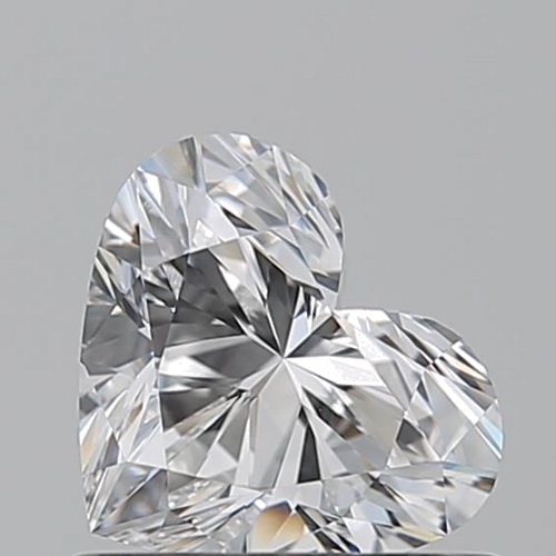 0.7 carat E-VVS2 Natūralus Heart Deimantas (1)