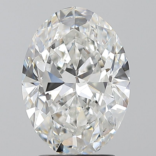 2.5 carat F-SI1 Natūralus Oval Deimantas (1)