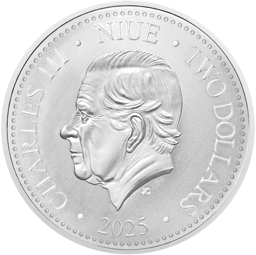 1 oz Fēnikss 2025 Niujes sudraba monēta (2)