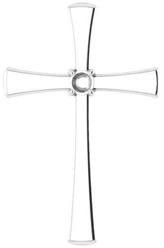 Pakabukas „Solitaire Cross“ 925 Sidabro Round 2.8mm (1)