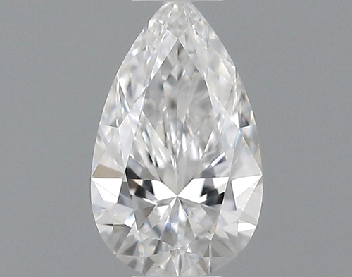 0.25 carat D-VVS1 Natūralus Pear Deimantas (1)