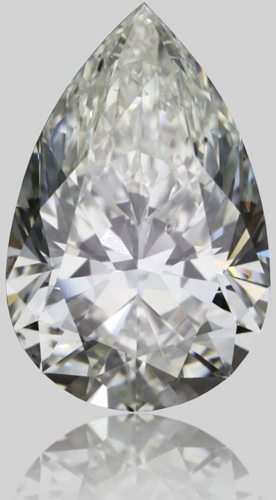 1.02 carat I-SI1 Natūralus Pear Deimantas (1)