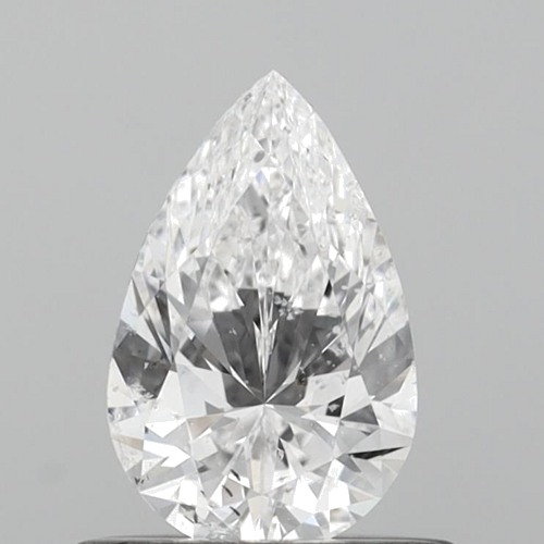 0.59 carat D-SI2 Natūralus Pear Deimantas (1)