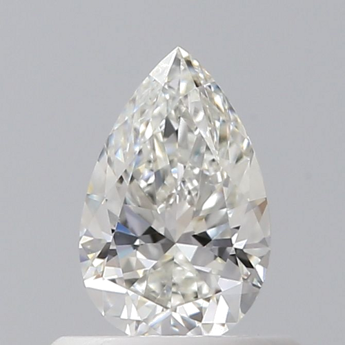 0.5 carat H-VS1 Natūralus Pear Deimantas (1)