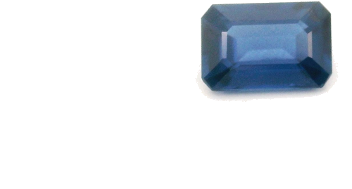 0.6 carat BLUE STEP cut Octagonal Safyras (1)