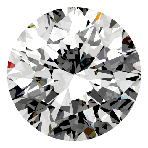 0.3 carat G-VVS1 Very Good cut Natūralus Round Deimantas (1)