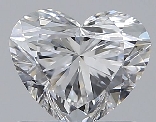 0.72 carat E-VVS2 Natūralus Heart Deimantas (1)