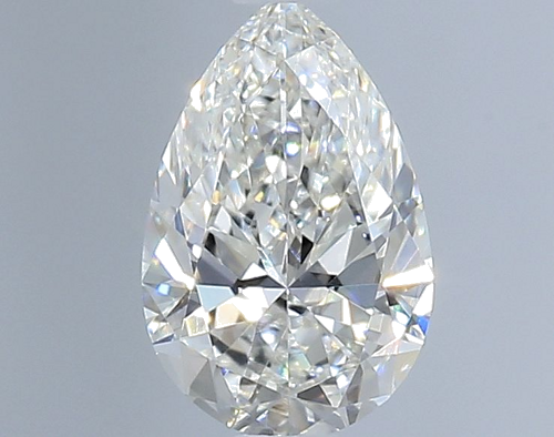 0.54 carat G-IF Natūralus Pear Deimantas (1)