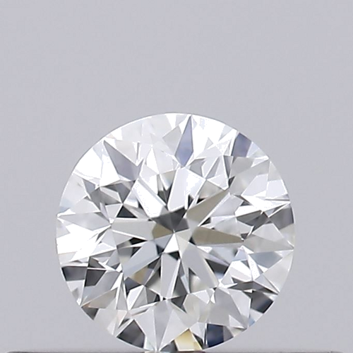 0.21 carat F-VVS1 Excellent cut Natūralus Round Deimantas (1)