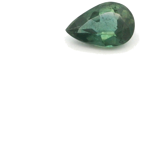 0.49 carat GREEN Pear Safyras (1)