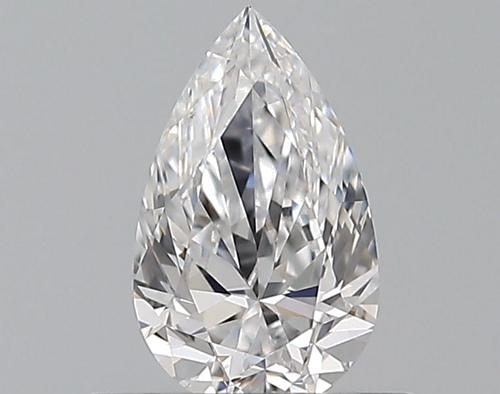 0.38 carat D-VS1 Natūralus Pear Deimantas (1)