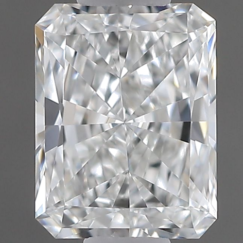 0.5 carat F-VVS2 Natūralus Radiant Deimantas (1)