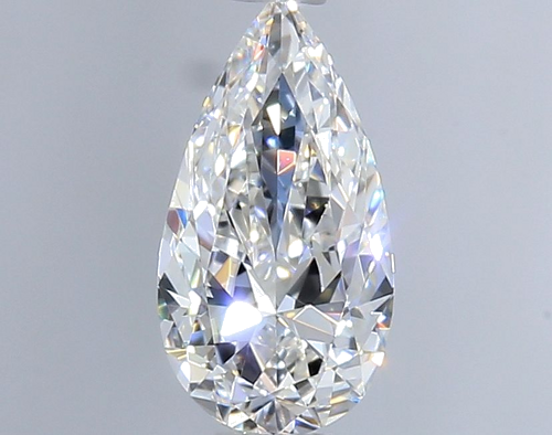 0.43 carat E-VVS2 Natūralus Pear Deimantas (1)