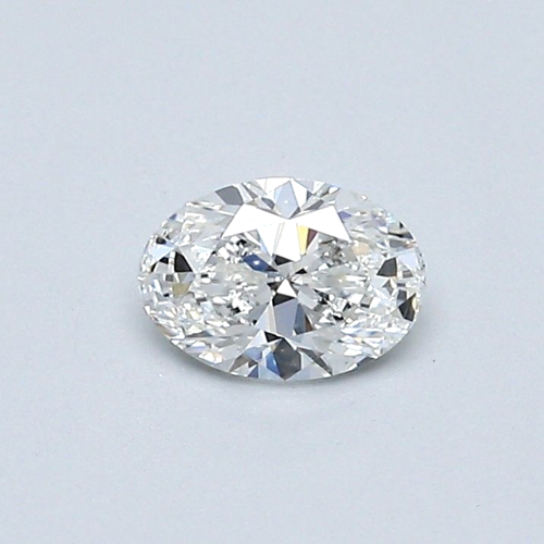 0.4 carat F-SI1 Natūralus Oval Deimantas (1)