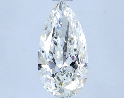 1.01 carat I-IF Natūralus Pear Deimantas (1)