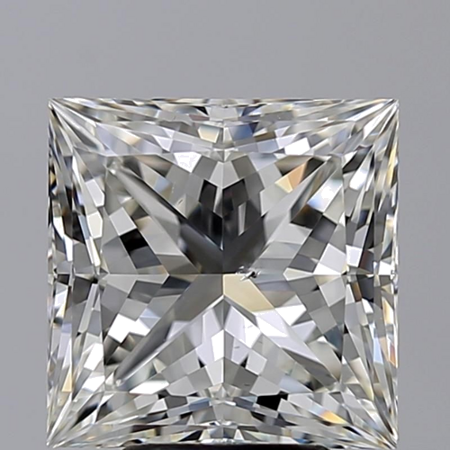 5.01 carat I-SI1 Natūralus Princess Deimantas (1)