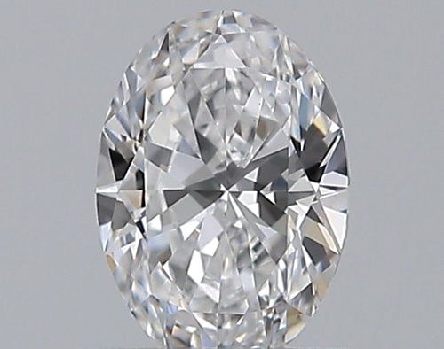 0.4 carat D-VVS2 Natūralus Oval Deimantas (1)