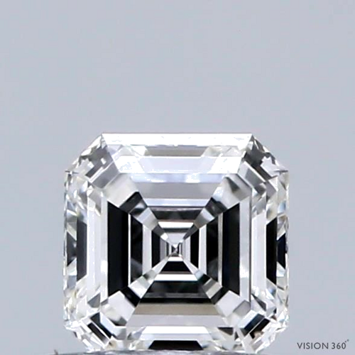 0.45 carat G-VVS1 Natūralus Asscher Deimantas (1)