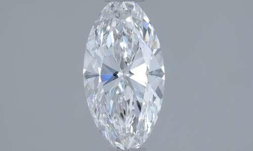 0.64 carat D-VVS2 Natūralus Oval Deimantas (1)