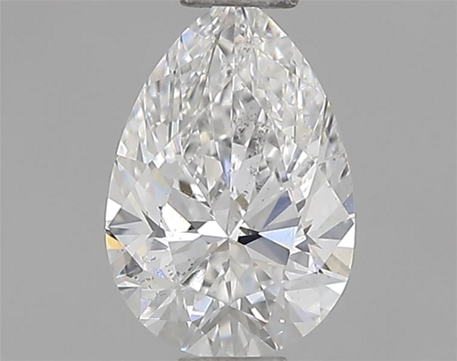 0.45 carat E-SI2 Natūralus Pear Deimantas (1)