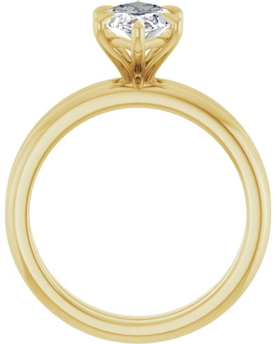 Sužadėtuvių Žiedas „Solitaire“ 14k yellow gold Marquise 12mm x 6mm (7)