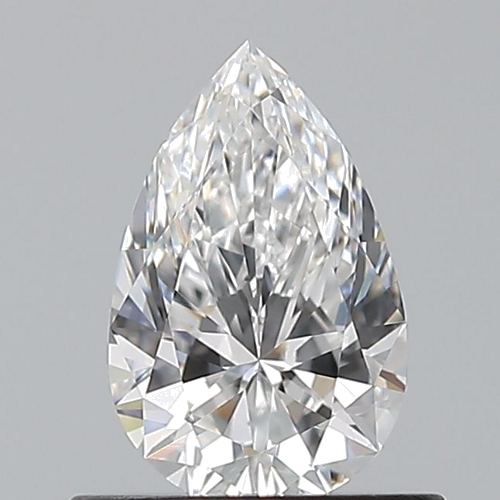 0.6 carat D-VS2 Natūralus Pear Deimantas (1)