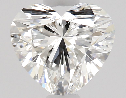 0.54 carat E-VVS1 Natūralus Heart Deimantas (1)