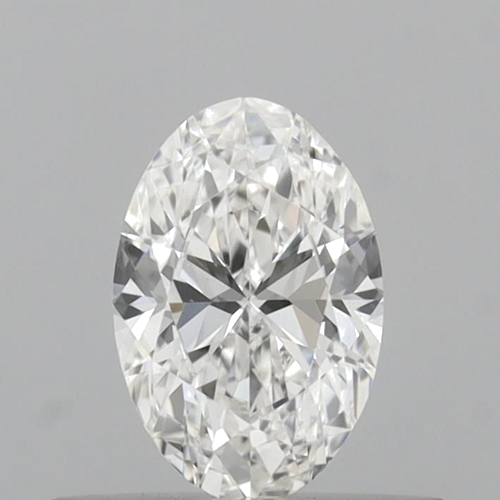 0.4 carat F-VVS1 Natūralus Oval Deimantas (1)
