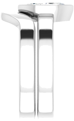 Sužadėtuvių Žiedas „Solitaire“ 585 Baltojo Aukso Marquise 9mm x 4.5mm (9)