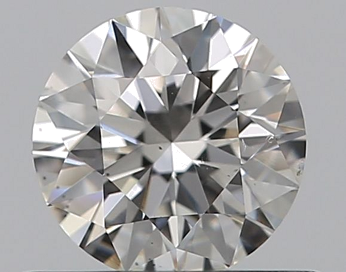 0.46 carat F-SI1 Excellent cut Natūralus Round Deimantas (1)