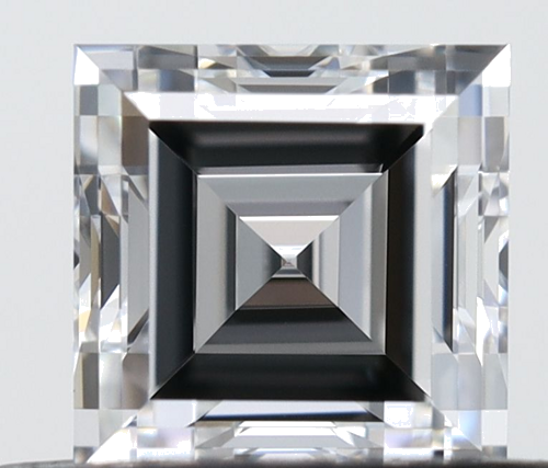 0.44 carat D-VVS2 Natūralus Square Radiant Deimantas (1)