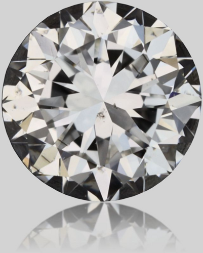 0.4 carat F-SI2 GD cut Natūralus Round Deimantas (1)
