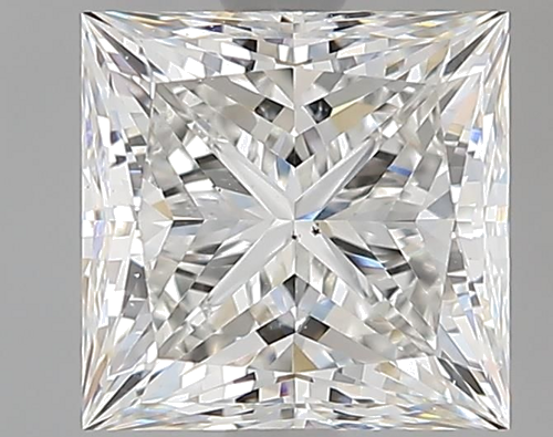 1.7 carat H-SI1 Natūralus Princess Deimantas (1)