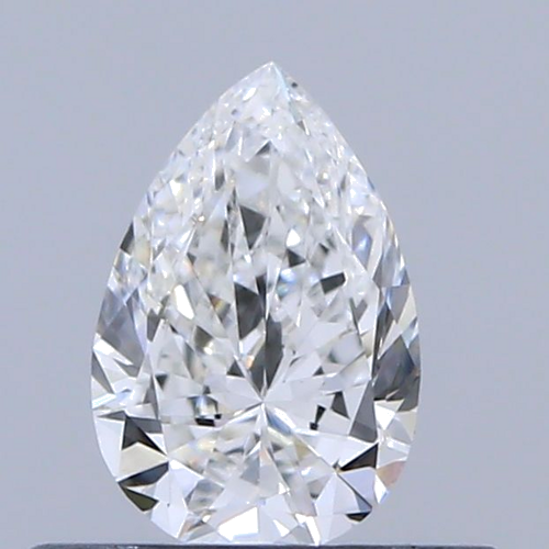 0.31 carat F-VVS1 Natūralus Pear Deimantas (1)