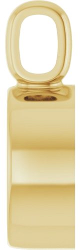 Pakabukas „Bezel-Set“ 585 Geltonojo Aukso Round 7.5mm (3)