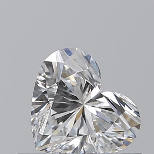 0.5 carat F-VS1 Natūralus Heart Deimantas (1)
