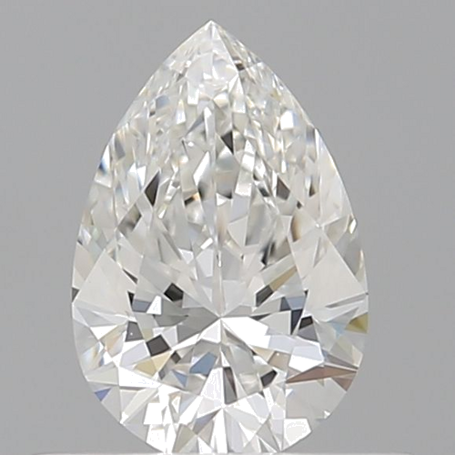 0.5 carat G-VS1 Natūralus Pear Deimantas (1)