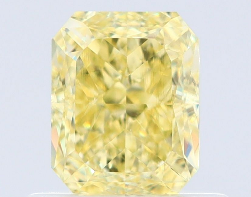 0.66 carat Fancy Yellow-VS2 Natūralus Radiant Deimantas (1)
