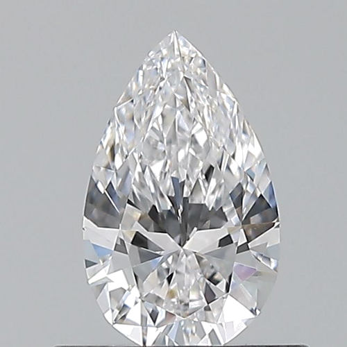 0.51 carat D-VVS1 Natūralus Pear Deimantas (1)