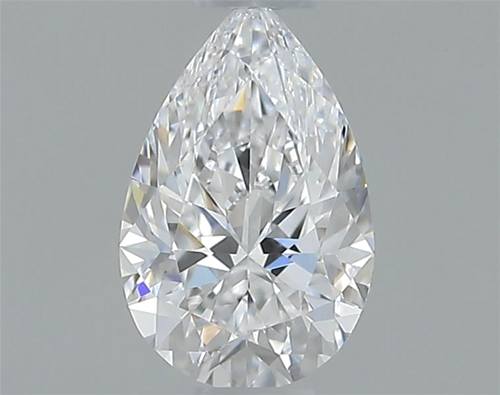 0.36 carat D-VVS2 Natūralus Pear Deimantas (1)