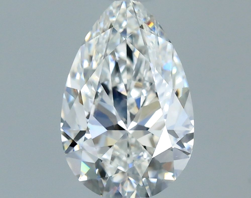 0.58 carat F-VS1 Natūralus Pear Deimantas (1)