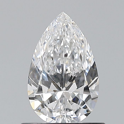 0.62 carat D-VVS1 Natūralus Pear Deimantas (1)