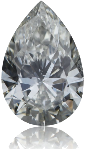0.41 carat I-SI2 Natūralus Pear Deimantas (1)