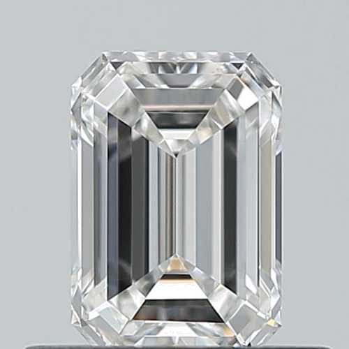 0.6 carat F-VVS2 Natūralus Emerald Deimantas (1)