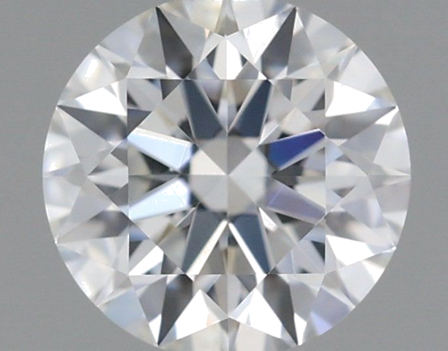 0.43 carat F-VVS2 Excellent cut Natūralus Round Deimantas (1)