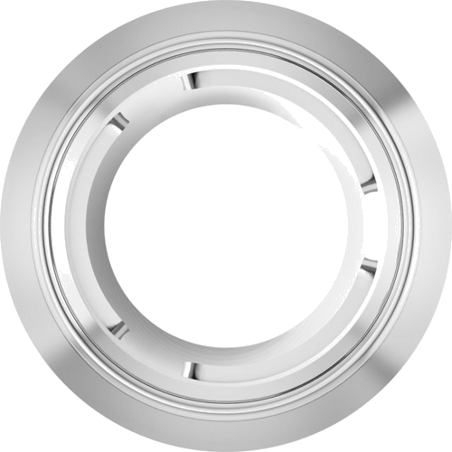 14K White 4.1 mm Round Slide Pendant Mounting (1)