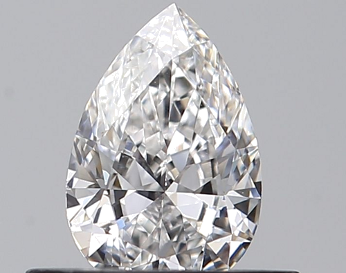 0.4 carat D-VS1 Natūralus Pear Deimantas (1)